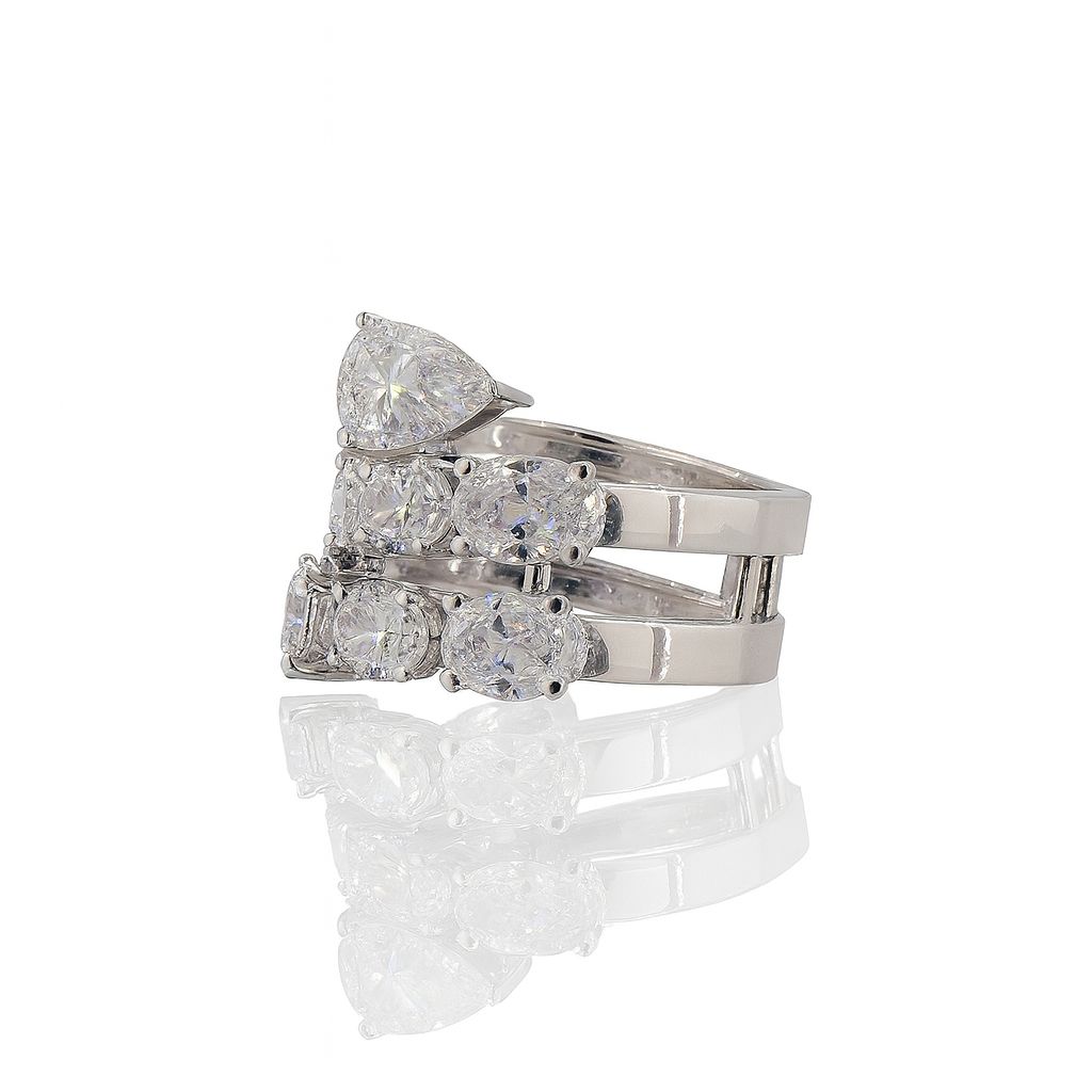 La DiaMantés | Wide Band Diamond Eternity Ring